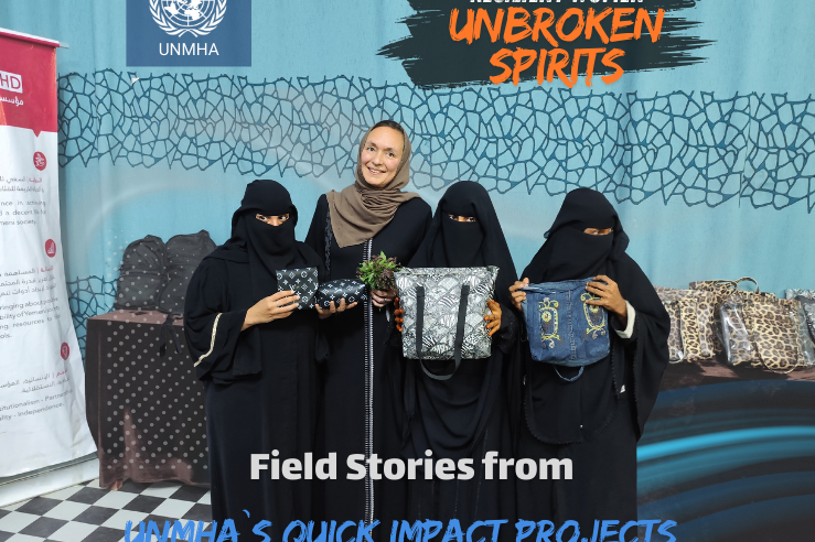 OiC of UNMHA with Group of Women in Hudaydah