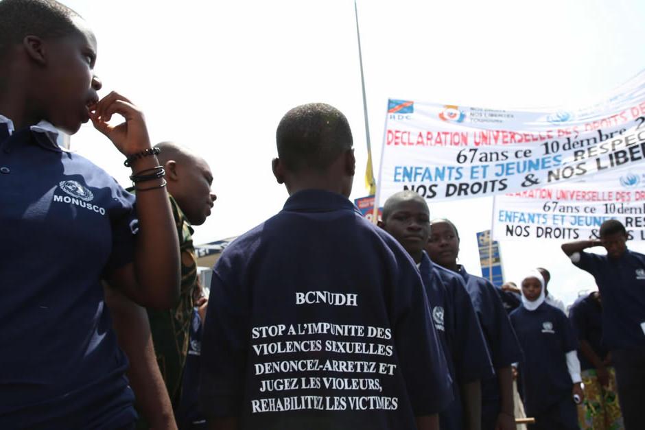 Human rights day rally